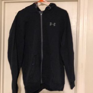 UA Zip Up Black Hoodie